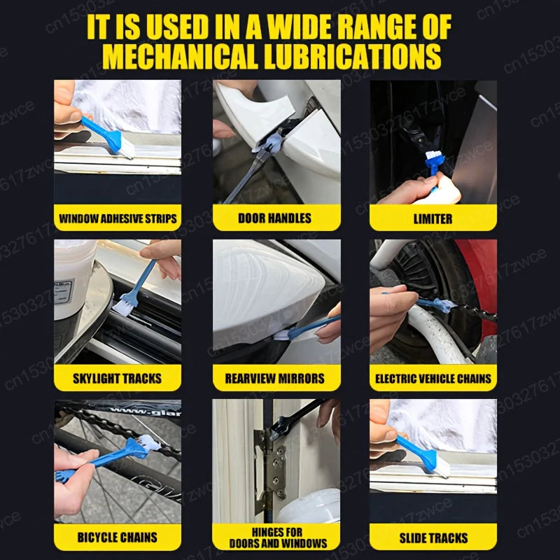 Car Sunroof Track Lubricating Grease Door Abnormal Noise Anti Rust Oil Gear Bearing Oil Grease Plastic Gear Lubrication Kit